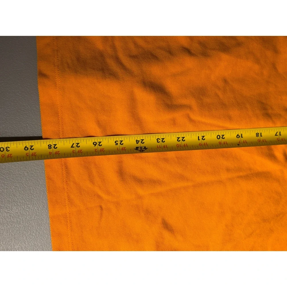 Lacoste Slim Fit Orange Pique Polo Shirt Mens 3XL US PH4012 Short Sleeve Logo